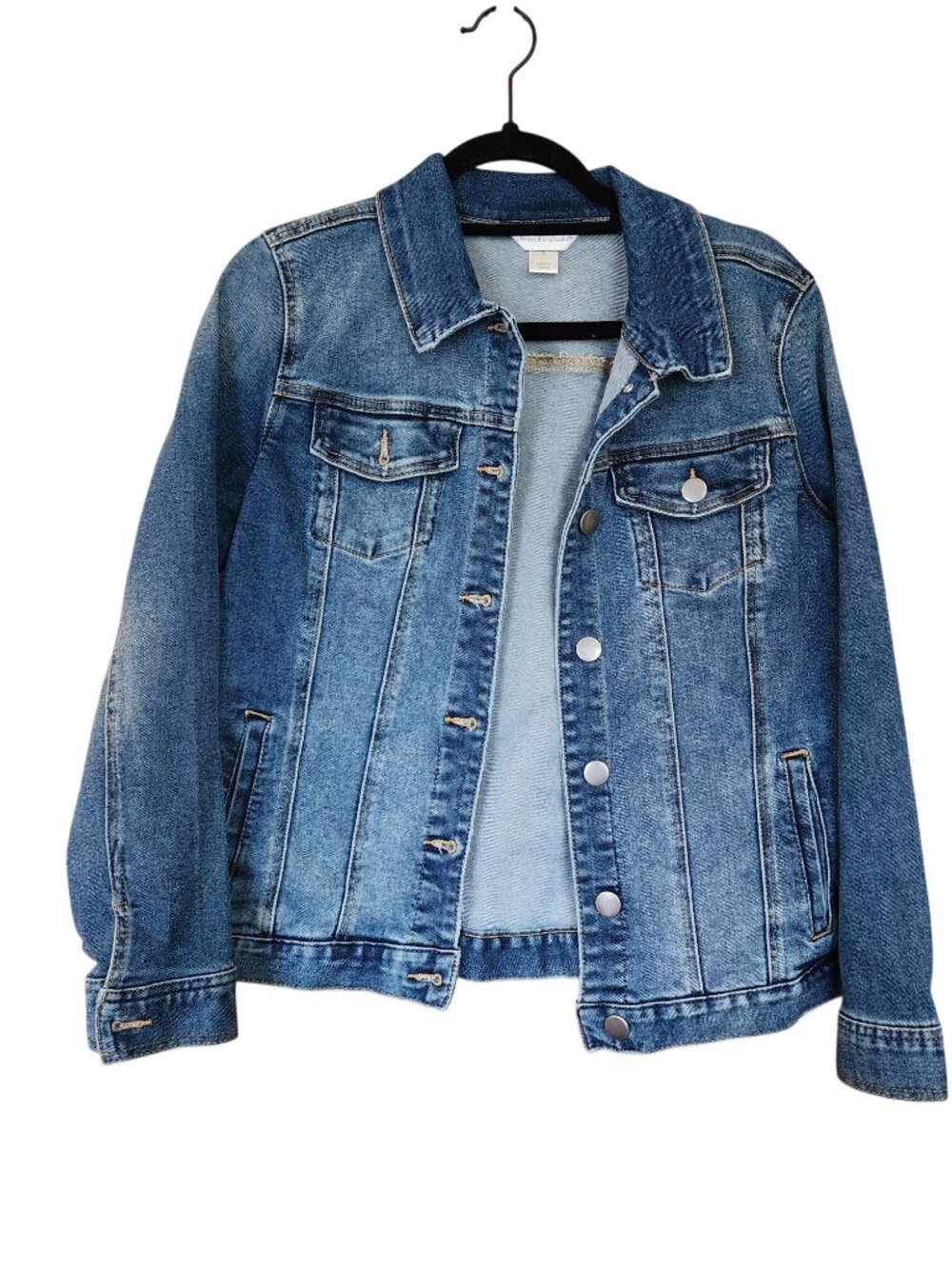 C J Banks Denim Jean Jacket Womens Size L